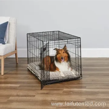 Collapsible Double Doors 18 Inch Tray Dog Crate for Pet Traveler